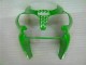 Green Black 00-02 Kawasaki ZX6R Motorcycle Fairing Kits & Plastic Green Black 00-02 Kawasaki ZX6R Motorcycle Fairing Kits & Plastic
