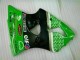 Green Black 00-02 Kawasaki ZX6R Motorcycle Fairing Kits & Plastic Green Black 00-02 Kawasaki ZX6R Motorcycle Fairing Kits & Plastic