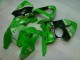 Green Black 00-02 Kawasaki ZX6R Motorcycle Fairing