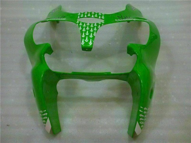 Green Black 00-02 Kawasaki ZX6R Motorcycle Fairing