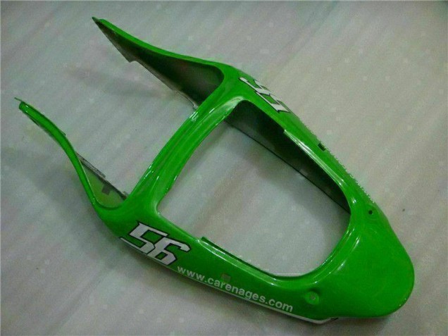Green Black 00-02 Kawasaki ZX6R Motorcycle Fairing
