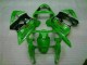 Green Black 00-02 Kawasaki ZX6R Motorcycle Fairing