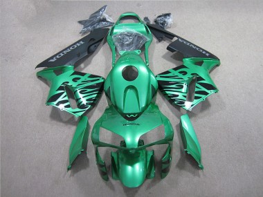 Green Black 05-06 Honda CBR600RR Motorcycle Fairings