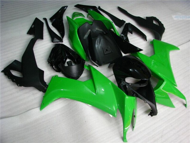 Green Black 08-10 Kawasaki ZX10R Motorcycle Fairings