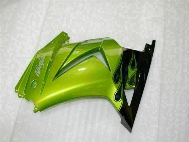 Green Black 08-12 Kawasaki EX250 Motorcycle Fairings Green Black 08-12 Kawasaki EX250 Motorcycle Fairings