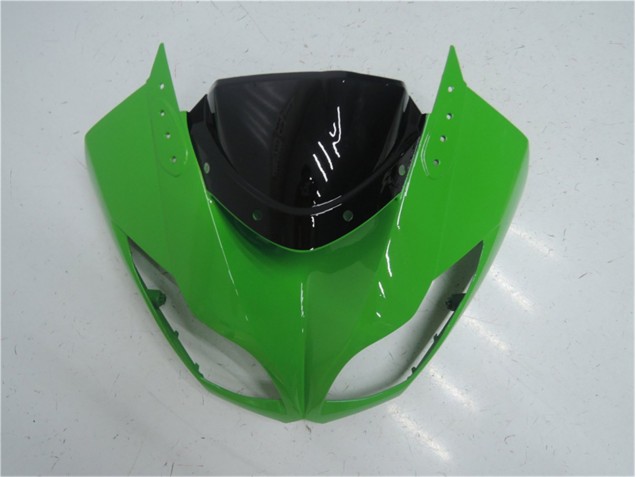 Green Black 09-12 Kawasaki ZX6R Motorcycle Bodywork Green Black 09-12 Kawasaki ZX6R Motorcycle Bodywork