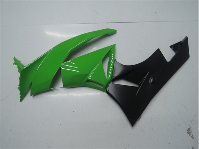 Green Black 09-12 Kawasaki ZX6R Motorcycle Bodywork Green Black 09-12 Kawasaki ZX6R Motorcycle Bodywork
