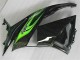 Green Black 09-12 Kawasaki ZX6R Motorcycle Fairings Green Black 09-12 Kawasaki ZX6R Motorcycle Fairings