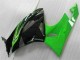 Green Black 09-12 Kawasaki ZX6R Motorcycle Fairings Green Black 09-12 Kawasaki ZX6R Motorcycle Fairings