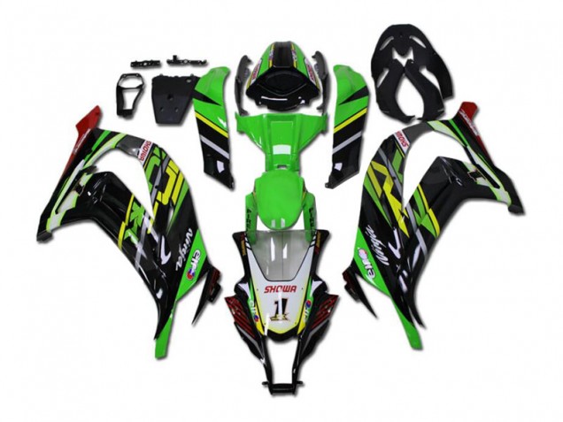 Green Black 11-15 Kawasaki ZX10R Full Motorcycle Fairing Kits Green Black 11-15 Kawasaki ZX10R Full Motorcycle Fairing Kits