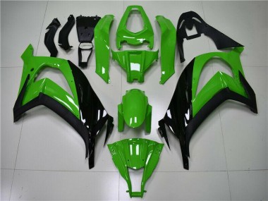 Green Black 11-15 Kawasaki ZX10R Motorcycle Bodywork