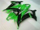 Green Black 11-15 Kawasaki ZX10R Motorcycle Fairings