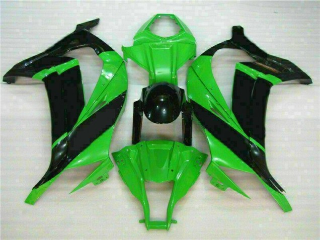 Green Black 11-15 Kawasaki ZX10R Motorcycle Fairings