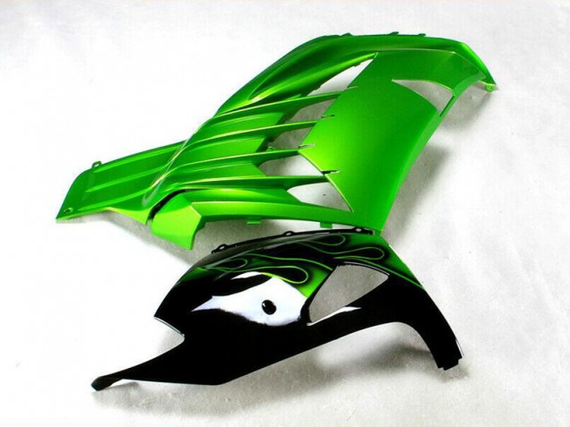 Green Black 12-21 Kawasaki ZX14R ZZR1400 Motorcycle Fairings