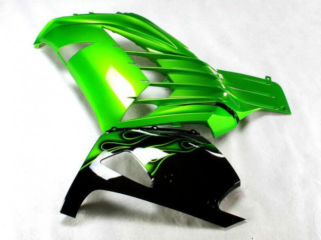 Green Black 12-21 Kawasaki ZX14R ZZR1400 Motorcycle Fairings
