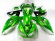 Green Black 12-21 Kawasaki ZX14R ZZR1400 Motorcycle Fairings
