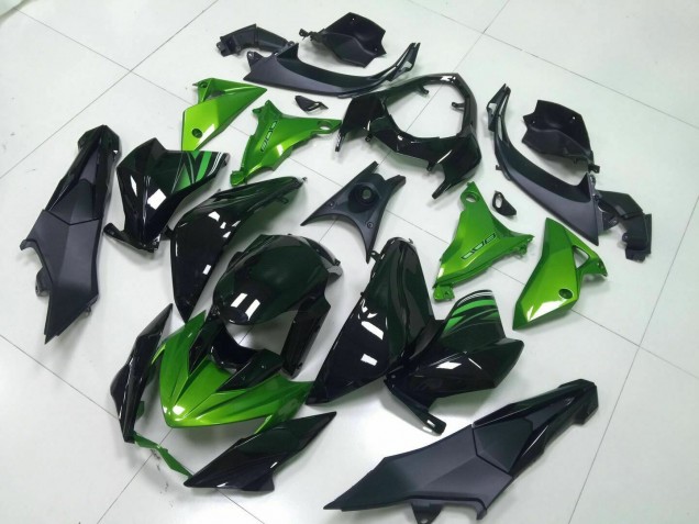 Green Black 13-16 Kawasaki Z800 Motorcycle Fairings Green Black 13-16 Kawasaki Z800 Motorcycle Fairings
