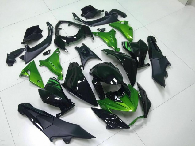 Green Black 13-16 Kawasaki Z800 Motorcycle Fairings Green Black 13-16 Kawasaki Z800 Motorcycle Fairings