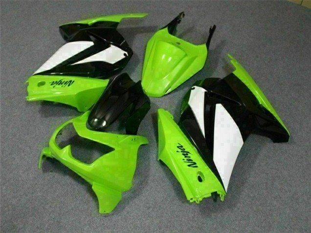 Green Black Ninja 08-12 Kawasaki EX250 Motorcycle Bodywork Green Black Ninja 08-12 Kawasaki EX250 Motorcycle Bodywork
