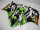 Green Black Red 09-12 Kawasaki ZX6R Motorcycle Fairings