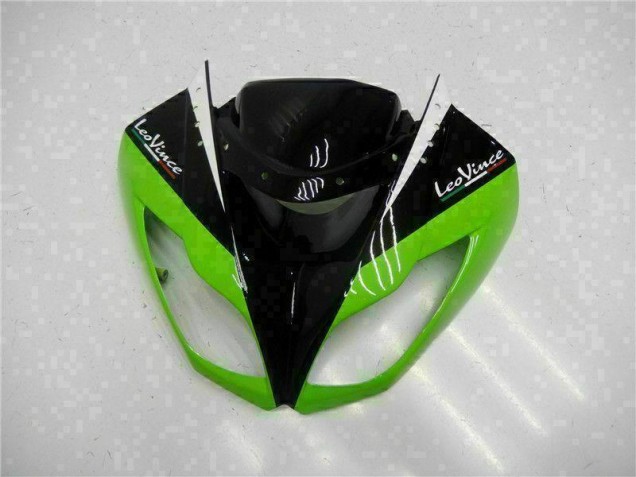 Green Black Red 09-12 Kawasaki ZX6R Motorcycle Fairings