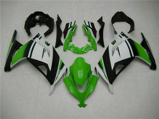 Green Black Silver 13-16 Kawasaki EX300 Motorcycle Fairings Green Black Silver 13-16 Kawasaki EX300 Motorcycle Fairings