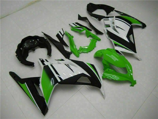 Green Black Silver 13-16 Kawasaki EX300 Motorcycle Fairings Green Black Silver 13-16 Kawasaki EX300 Motorcycle Fairings