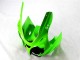 Green Black White 00-02 Kawasaki ZX6R Motorcycle Fairings Green Black White 00-02 Kawasaki ZX6R Motorcycle Fairings