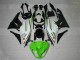 Green Black White 25 09-12 Kawasaki ZX6R Motorcycle Fairings Green Black White 25 09-12 Kawasaki ZX6R Motorcycle Fairings
