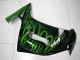 Green Flame 06-08 Kawasaki EX650 Motorcycle Fairings