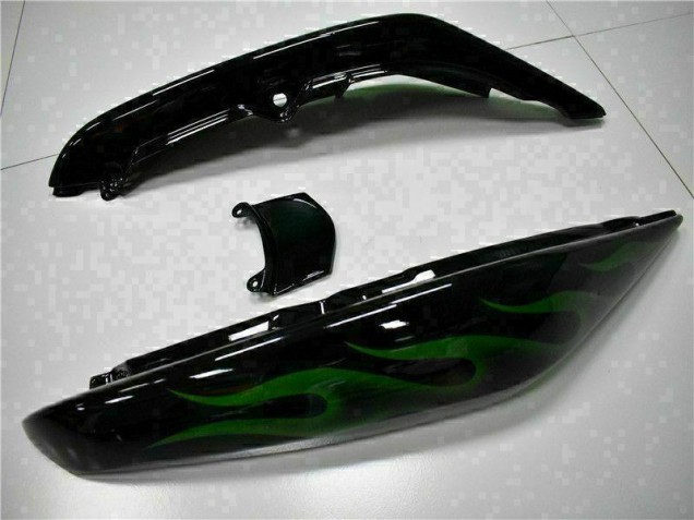 Green Flame 06-08 Kawasaki EX650 Motorcycle Fairings