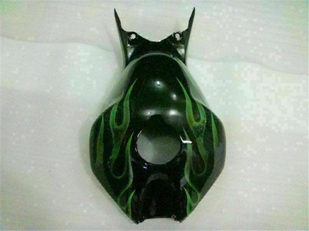 Green Flame Black 06-07 Honda CBR1000RR Motorcycle Fairings Green Flame Black 06-07 Honda CBR1000RR Motorcycle Fairings