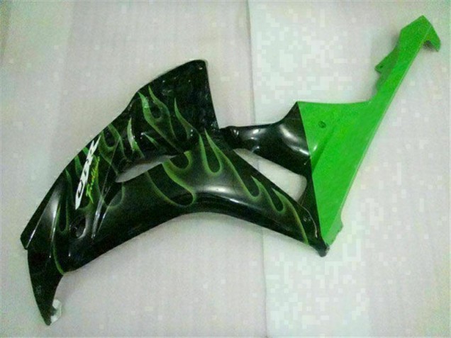 Green Flame Black 06-07 Honda CBR1000RR Motorcycle Fairings Green Flame Black 06-07 Honda CBR1000RR Motorcycle Fairings