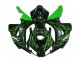 Green Flame Black 06-07 Honda CBR1000RR Motorcycle Fairings Green Flame Black 06-07 Honda CBR1000RR Motorcycle Fairings