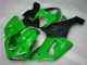 Green Matte Black 05-06 Kawasaki ZX6R Motorcycle Fairings