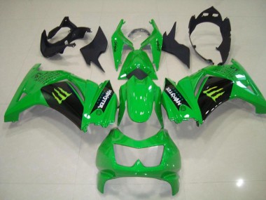Green Monster 08-12 Kawasaki ZX250R Motorcycle Fairings