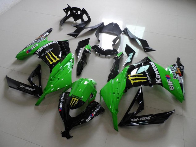 Green Monster 13-16 Kawasaki ZX300R Motorcycle Fairings