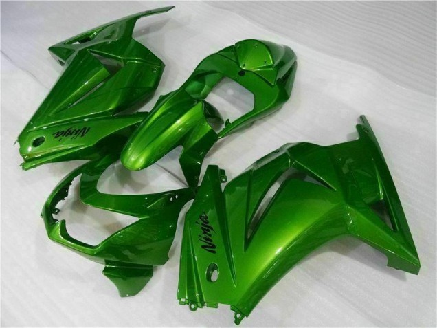 Green Ninja 08-12 Kawasaki EX250 Motorcycle Fairing Green Ninja 08-12 Kawasaki EX250 Motorcycle Fairing
