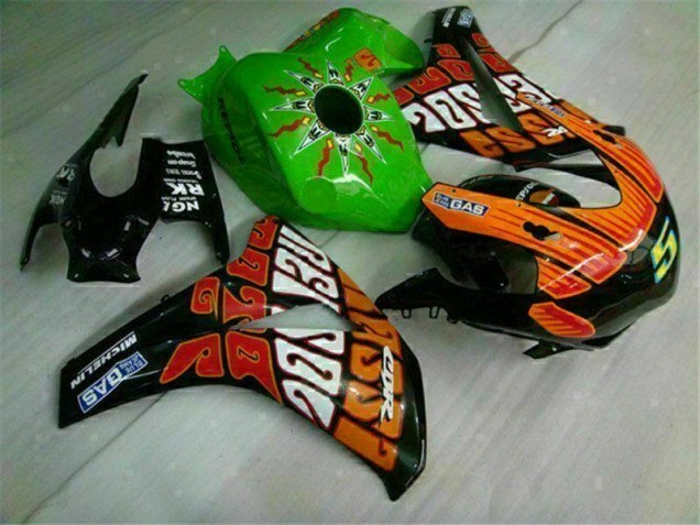 Green Orange 08-11 Honda CBR1000RR Motorcycle Fairings Green Orange 08-11 Honda CBR1000RR Motorcycle Fairings