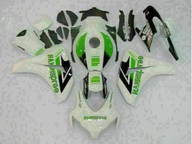 Green White 08-11 Honda CBR1000RR Motorcycle Bodywork