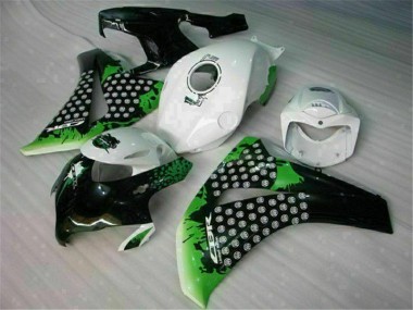 Green White 08-11 Honda CBR1000RR Motorcycle Fairings