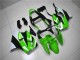 Green White Black 00-02 Kawasaki ZX6R Motorcycle Fairings Green White Black 00-02 Kawasaki ZX6R Motorcycle Fairings