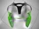 Green White Black 00-02 Kawasaki ZX6R Motorcycle Fairings Green White Black 00-02 Kawasaki ZX6R Motorcycle Fairings