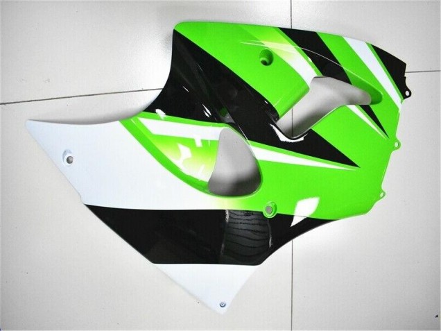 Green White Black 00-02 Kawasaki ZX6R Motorcycle Fairings Green White Black 00-02 Kawasaki ZX6R Motorcycle Fairings