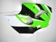 Green White Black 00-02 Kawasaki ZX6R Motorcycle Fairings Green White Black 00-02 Kawasaki ZX6R Motorcycle Fairings