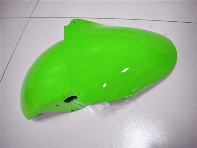Green White Black 00-02 Kawasaki ZX6R Motorcycle Fairings Green White Black 00-02 Kawasaki ZX6R Motorcycle Fairings