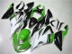Green White Black 13-18 Kawasaki ZX6R Motorcycle Fairings