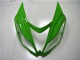 Green White Black 13-18 Kawasaki ZX6R Motorcycle Fairings