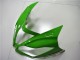 Green White Black 13-18 Kawasaki ZX6R Motorcycle Fairings