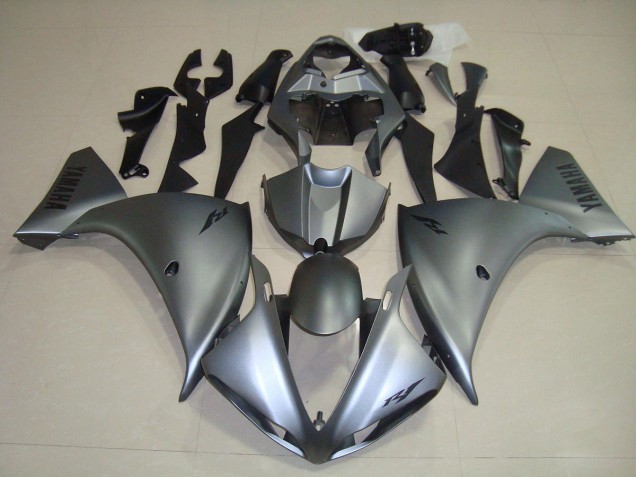 Grey 09-11 Yamaha YZF R1 Motorcycle Fairings